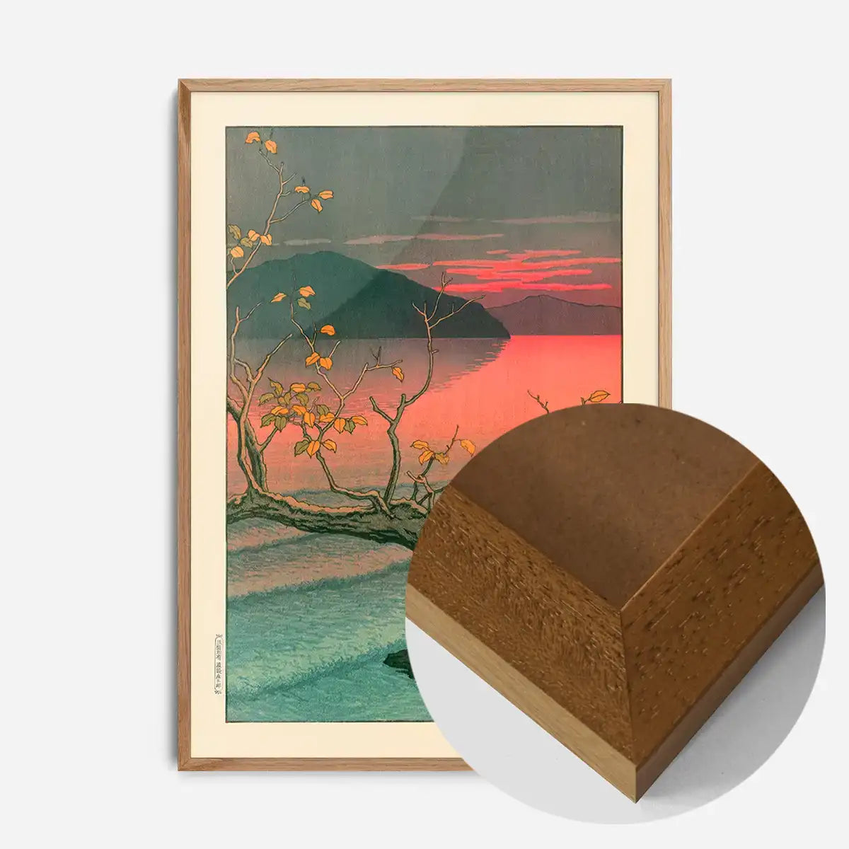 Nenokuchi Lake Print by Hasui Kawase