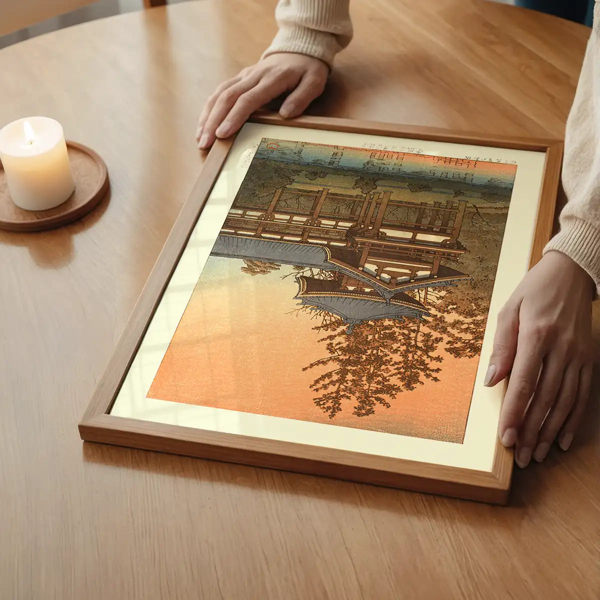 Phoenix Hall, Byodo Temple, Uji Print by Hasui Kawase