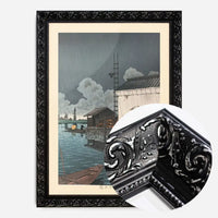 Rain at Ushibori Print by Hasui Kawase