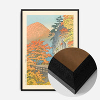Saruiwa, Shiobara Print by Hasui Kawase