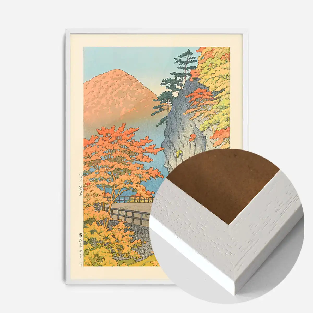 Saruiwa, Shiobara Print by Hasui Kawase
