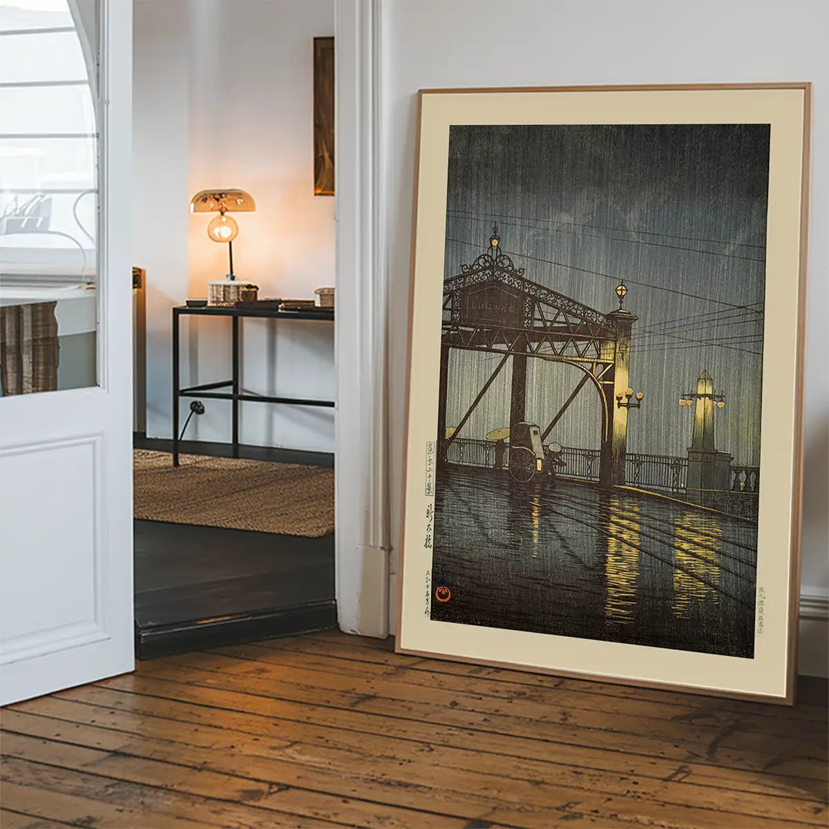 Shinohashi Bridge Print by Hasui Kawase