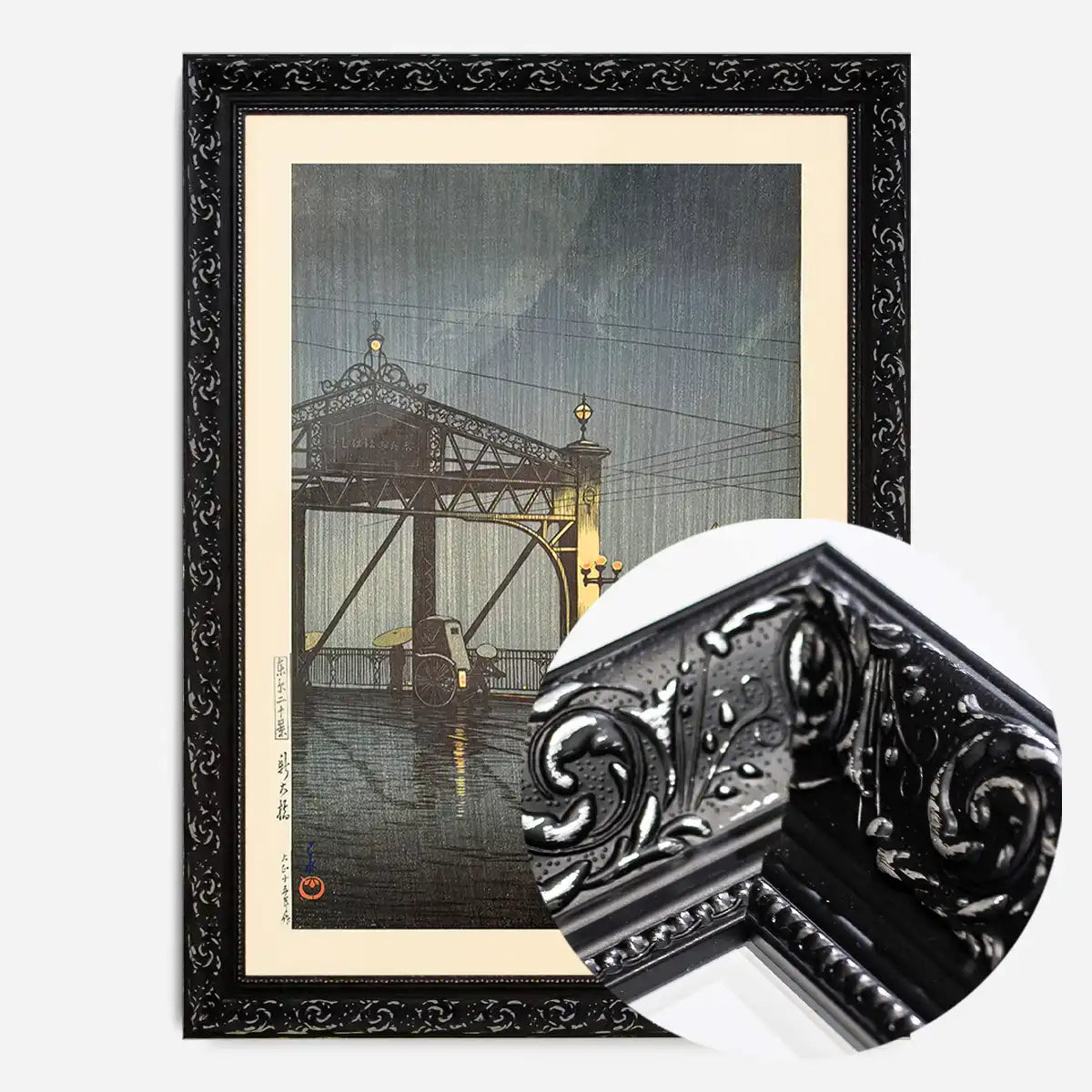 Shinohashi Bridge Print by Hasui Kawase