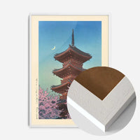Spring Evening at Toshogu in Ueno Print by Hasui Kawase