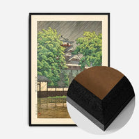 Udo Tower, Kumamoto Castle Print by Hasui Kawase