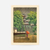 Udo Tower, Kumamoto Castle Print by Hasui Kawase