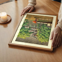Udo Tower, Kumamoto Castle Print by Hasui Kawase
