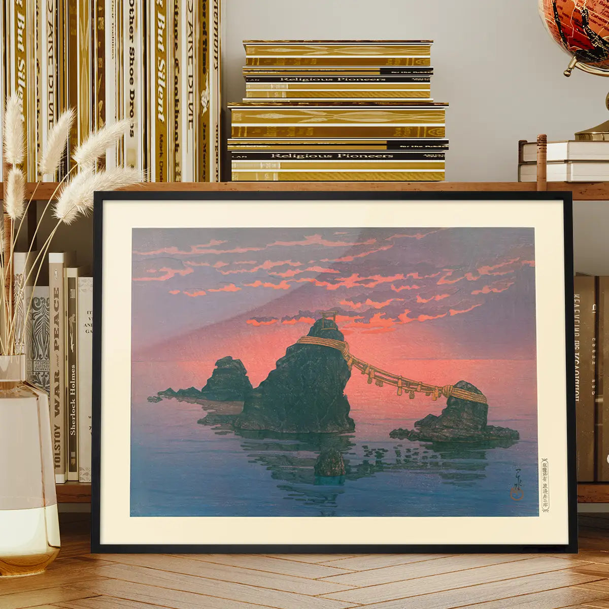 Dawn at Futamigaura by Hasui Kawase