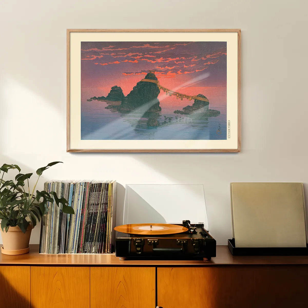 Dawn at Futamigaura by Hasui Kawase