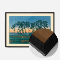 Setting Sun by Hasui Kawase