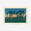 Setting Sun by Hasui Kawase