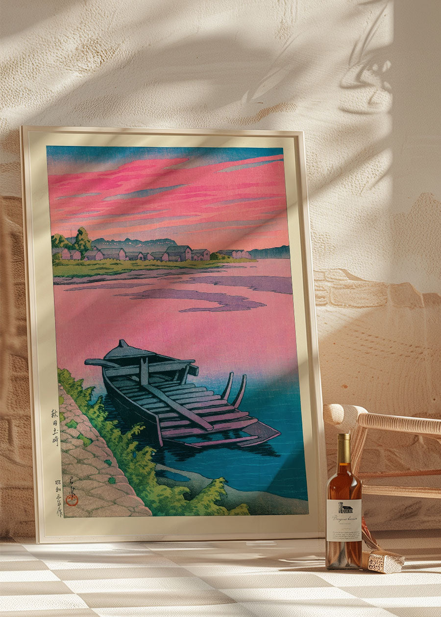 Akita Tsuchizaki by Hasui Kawase – InkAndDrop