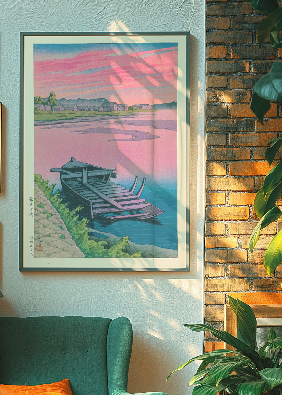 Akita Tsuchizaki by Hasui Kawase – InkAndDrop