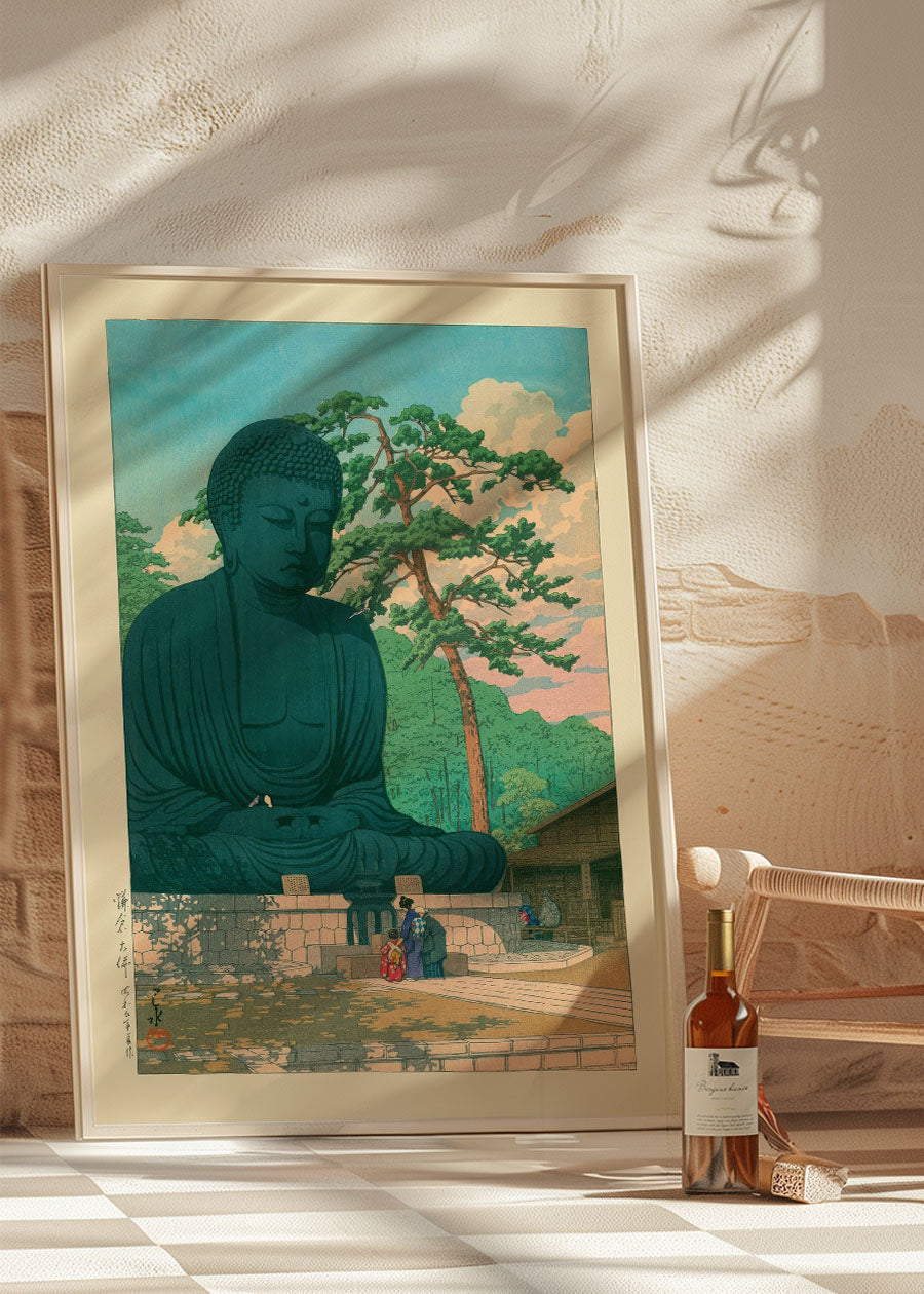 Great Buddha at Kamakura by Hasui Kawase