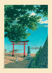 Nikko Chuzenji Lake Utagahama by Hasui Kawase