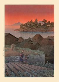 Amakusa Print by Hasui Kawase