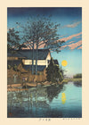 Evening at Itako Print by Hasui Kawase