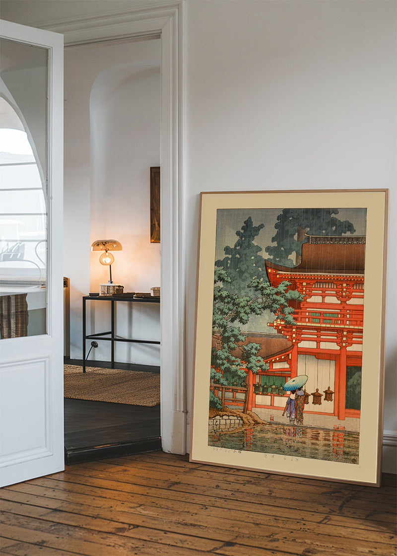 Kasuga Shrine in Nara Print by Hasui Kawase