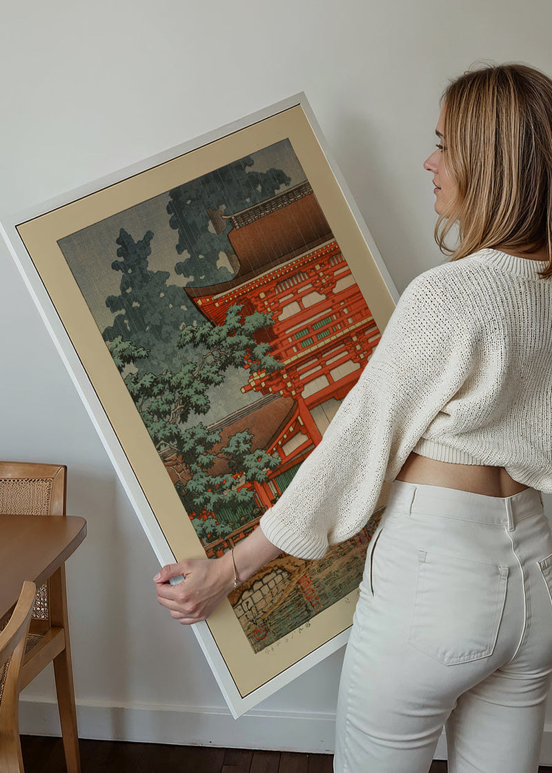 Kasuga Shrine in Nara Print by Hasui Kawase