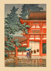 Kasuga Shrine in Nara Print by Hasui Kawase