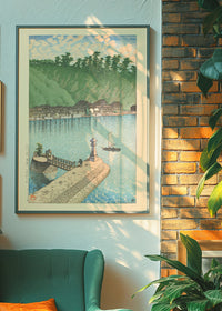 Mihogaseki Beach, Izumo Province Print by Hasui Kawase