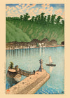 Mihogaseki Beach, Izumo Province Print by Hasui Kawase