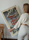 Miyajima in Snow Print by Hasui Kawase