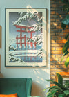Miyajima in Snow Print by Hasui Kawase