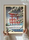 Miyajima in Snow Print by Hasui Kawase