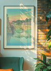 Morning at Niju Bridge Print by Hasui Kawase