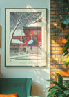 Snow at Kiyomizu Hall in Ueno Print by Hasui Kawase