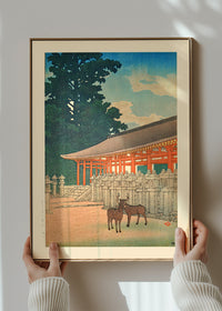 The Kasuga Shrine in Nara Print by Hasui Kawase