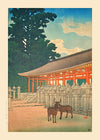 The Kasuga Shrine in Nara Print by Hasui Kawase