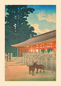 The Kasuga Shrine in Nara Print by Hasui Kawase
