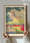 Hibiya Park in Spring Print by Hasui Kawase