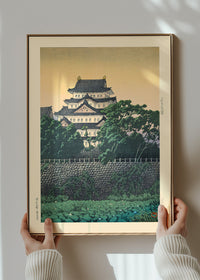 Nagoya Castle Print by Hasui Kawase