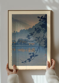 Yumoto Hot Spring, Nikko Print by Hasui Kawase