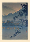 Yumoto Hot Spring, Nikko Print by Hasui Kawase