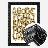 Foil Balloons Alphabet Educational Gold Print