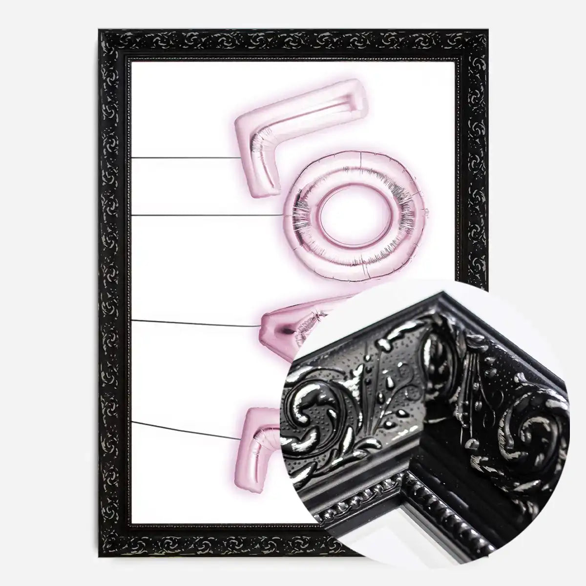 Love Pink Foil Party Balloons Print
