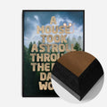 Black Wood Frame
