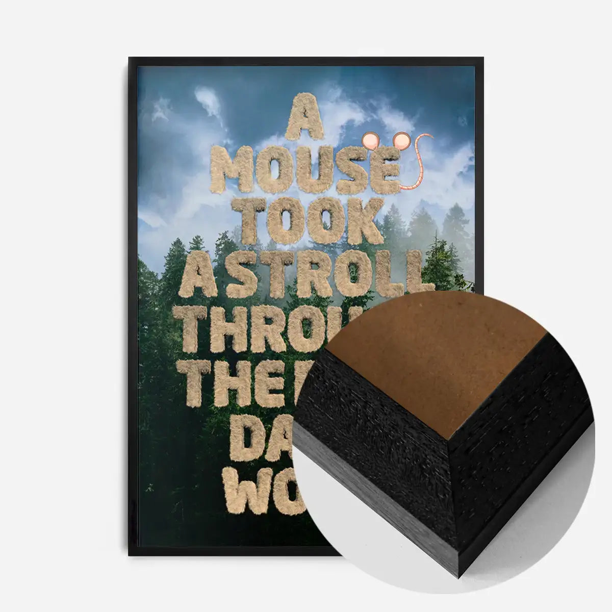 A  Mouse Took A Stroll Book Quote Print