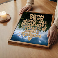 A  Mouse Took A Stroll Book Quote Print