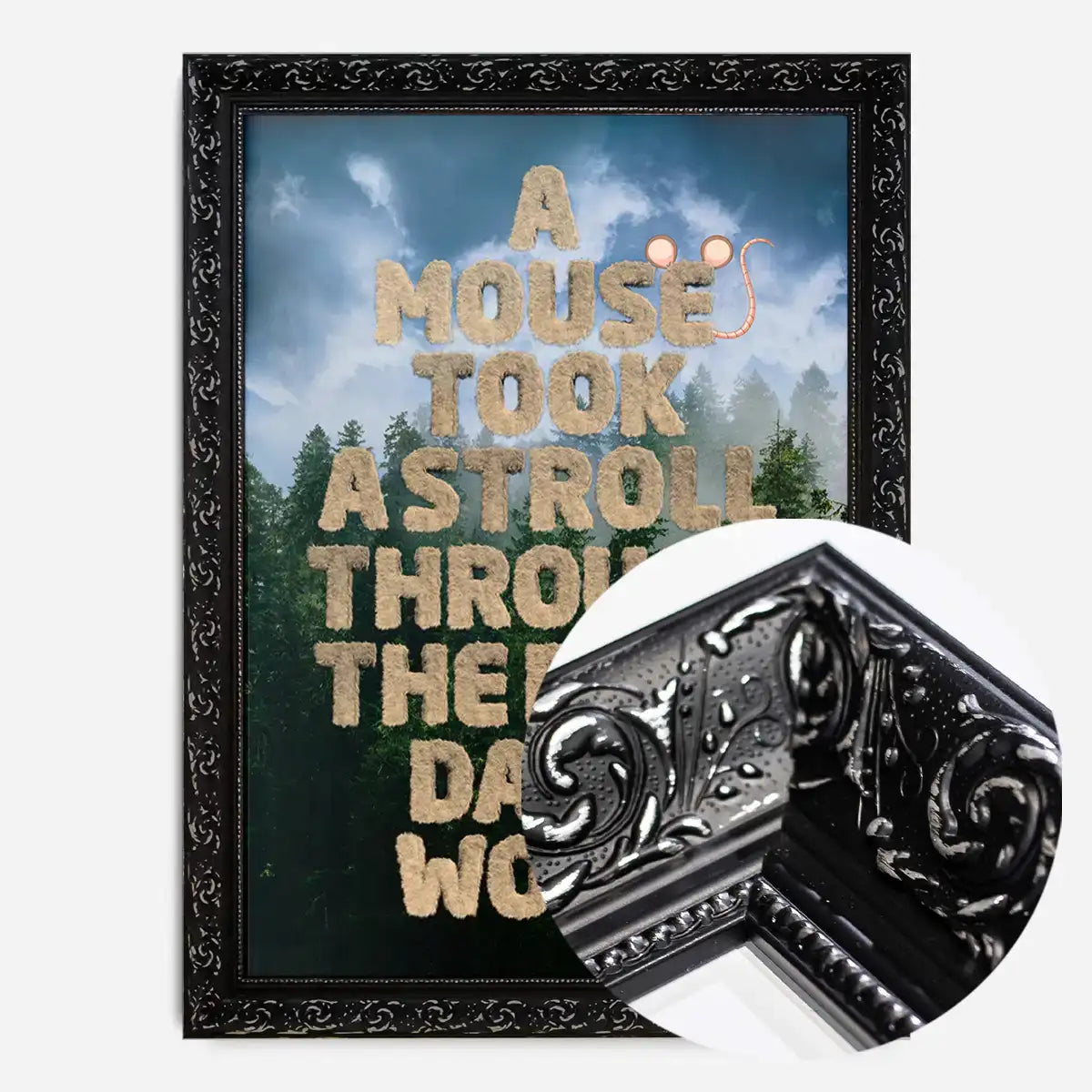 A  Mouse Took A Stroll Book Quote Print