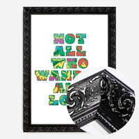 Not All Who Wander Pattern Slogan Print