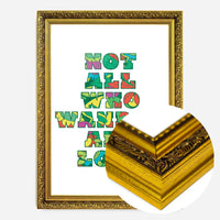 Not All Who Wander Pattern Slogan Print