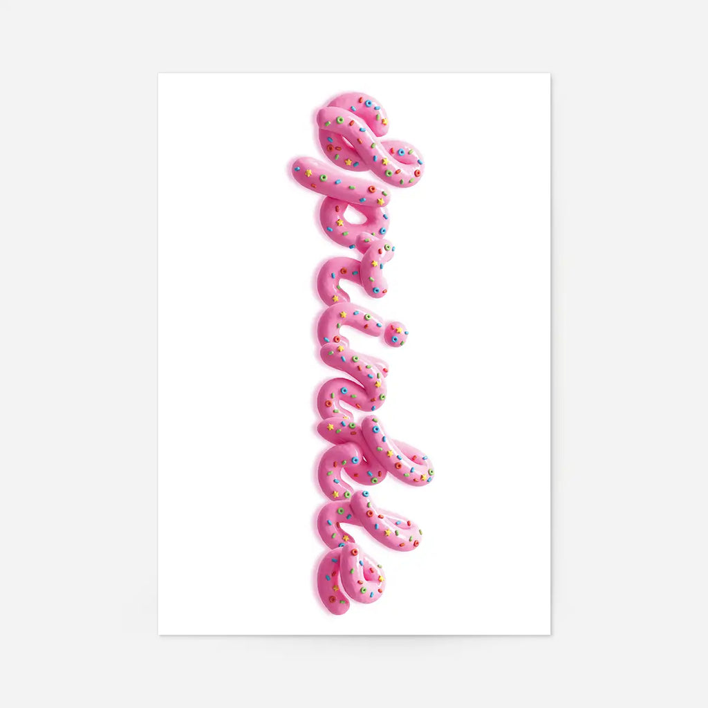 Sprinkle Type Cake Print