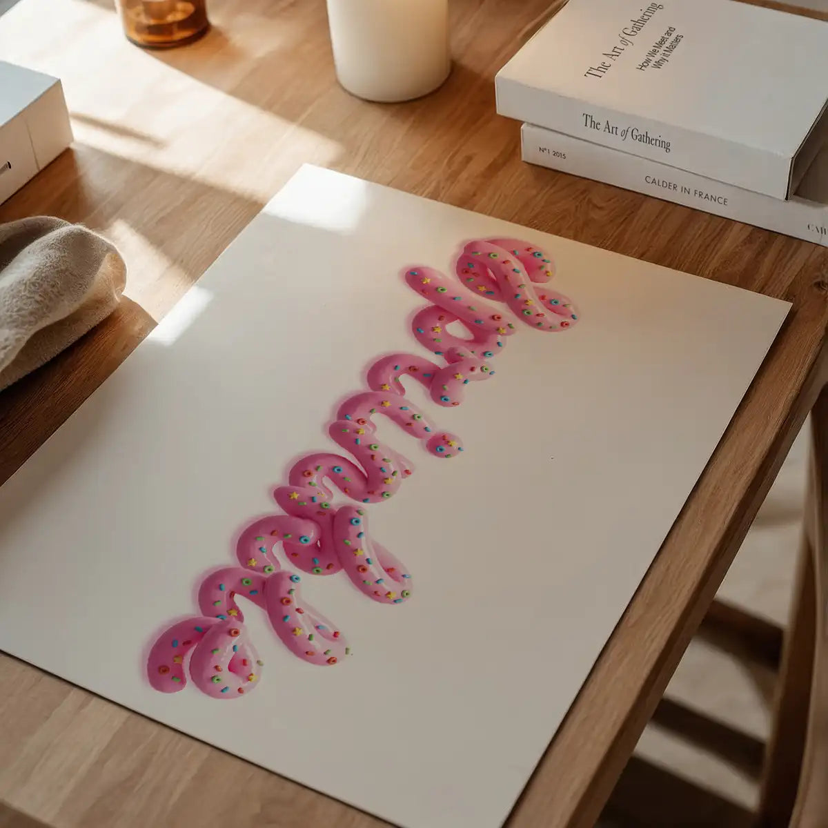 Sprinkle Type Cake Print