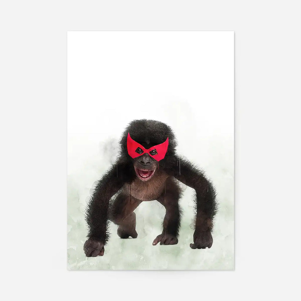 Super Chimp Little Heroes Animal Print