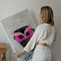 Super Pug Puppy! Little Heroes Animal Print